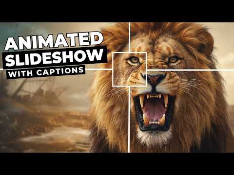 Turn Photos Into a Captioned Slideshow Video | FFmpeg + Whisper Tutorial
